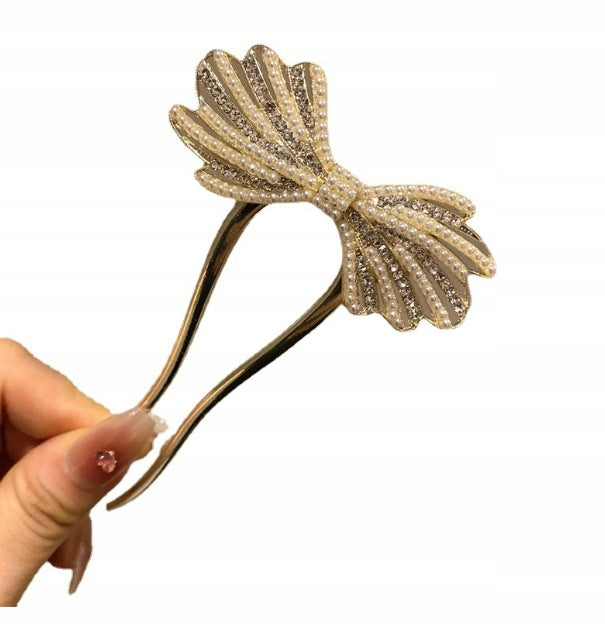 Hair Clip with Rhinestones