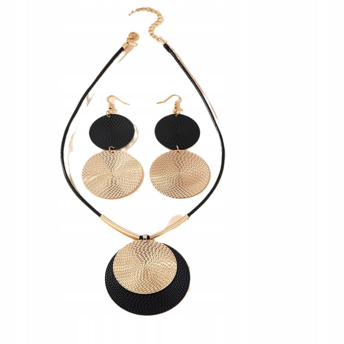 Beautiful Circle Necklace and Earrings — Statement Jewellery for Weddings
