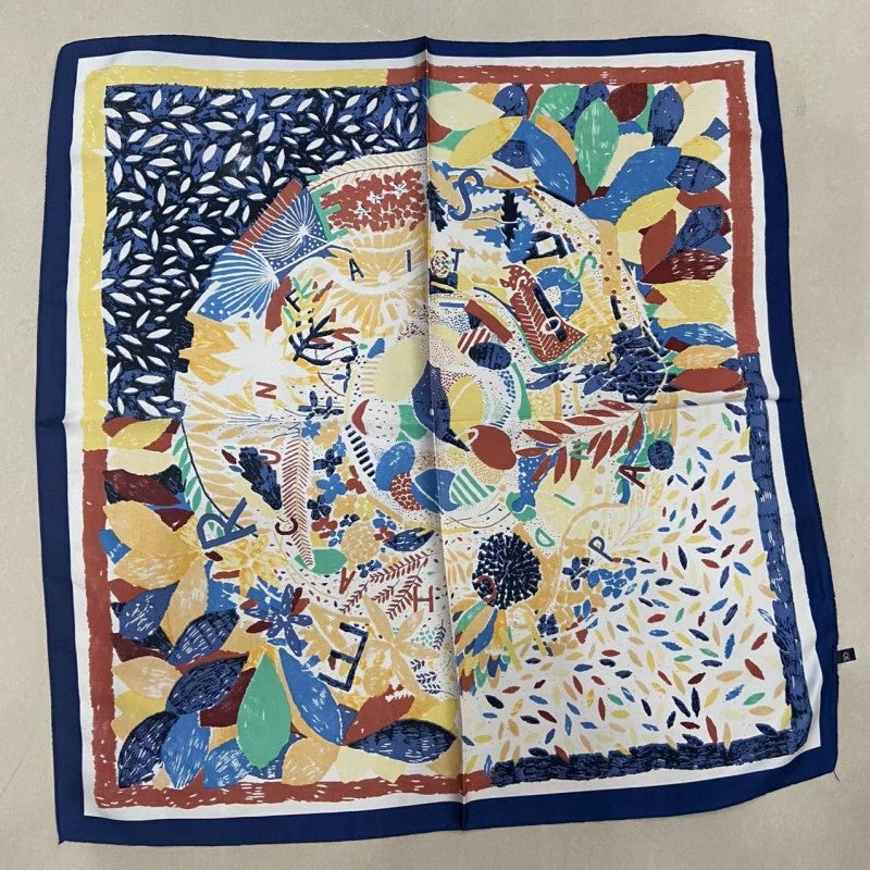 Eșarfă de damă cu aspect de mătase 70 × 70 cm