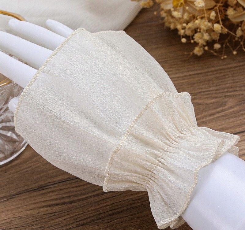 Puños decorativos de mujer – beige