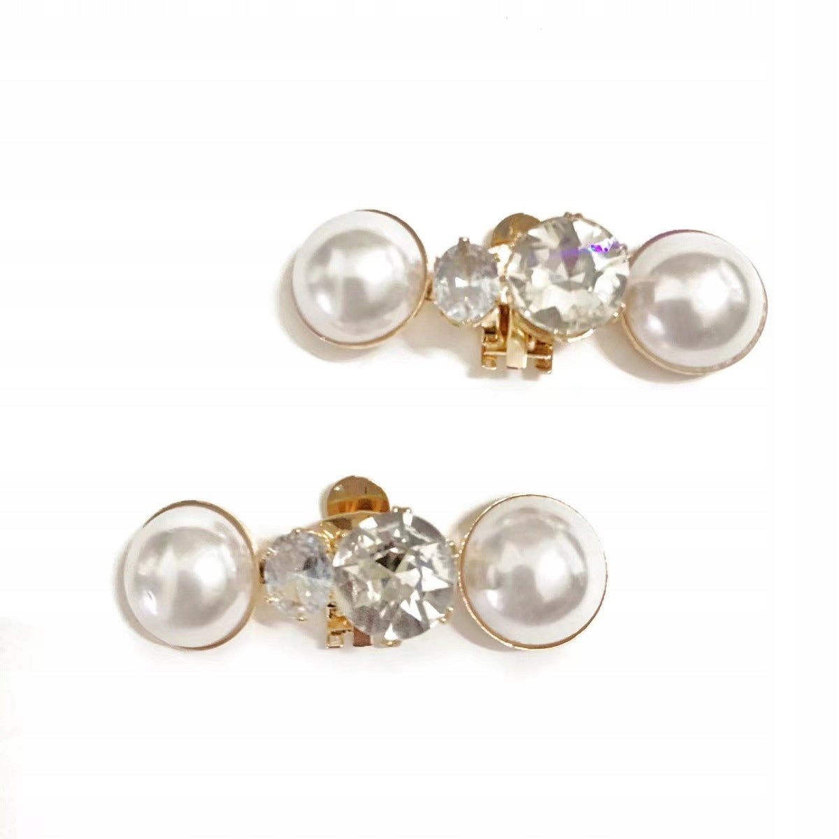 Cubic Zirconia Shoe Clips — Elegant Decorative Accessories for High Heels