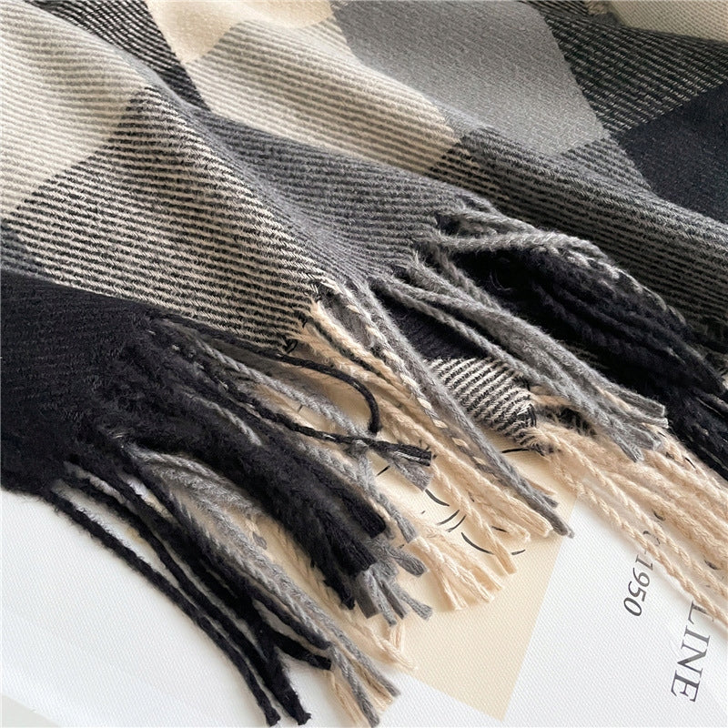 Bufanda de invierno de mujer 200 × 66 cm – multicolor