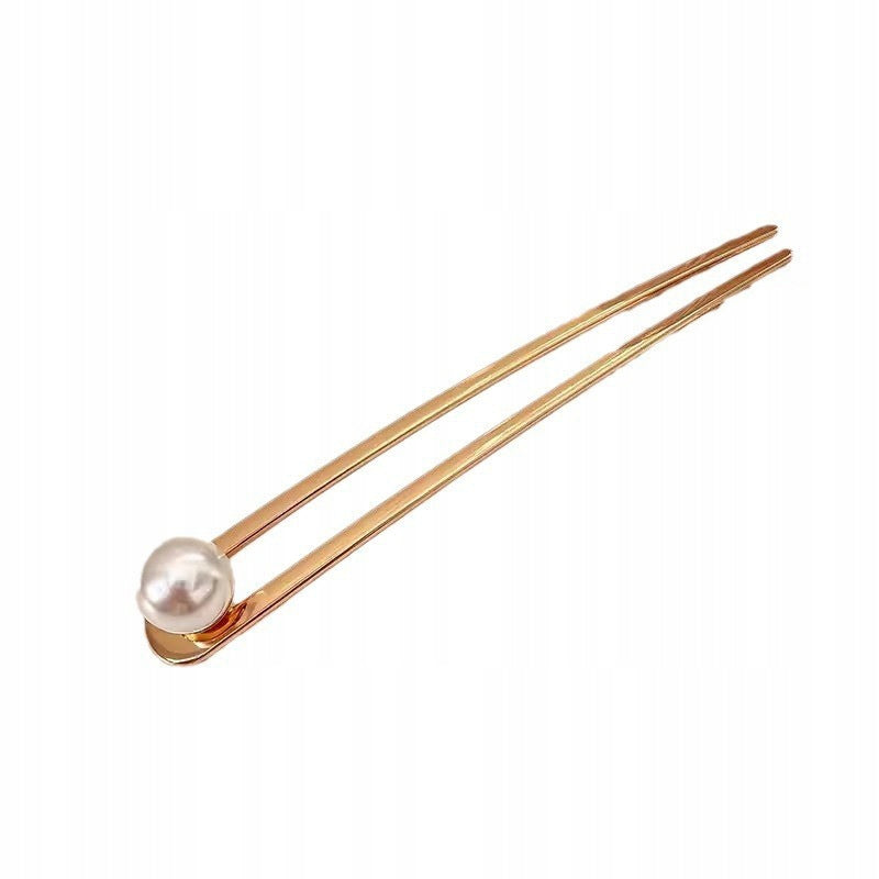 French Pearl Hairpin — Elegant Wedding Hair Accessory