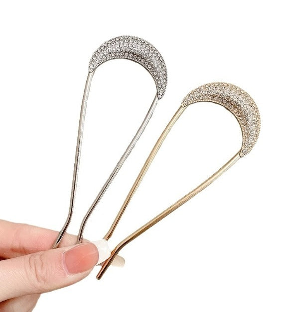 Hair Clip with Rhinestones