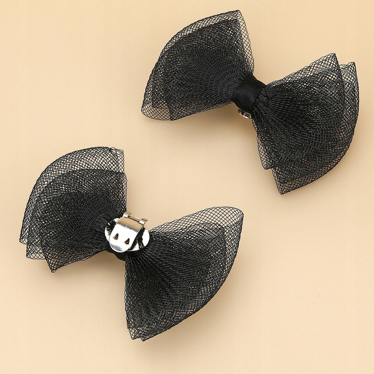 Schuhclips in Schleifenform – schwarz