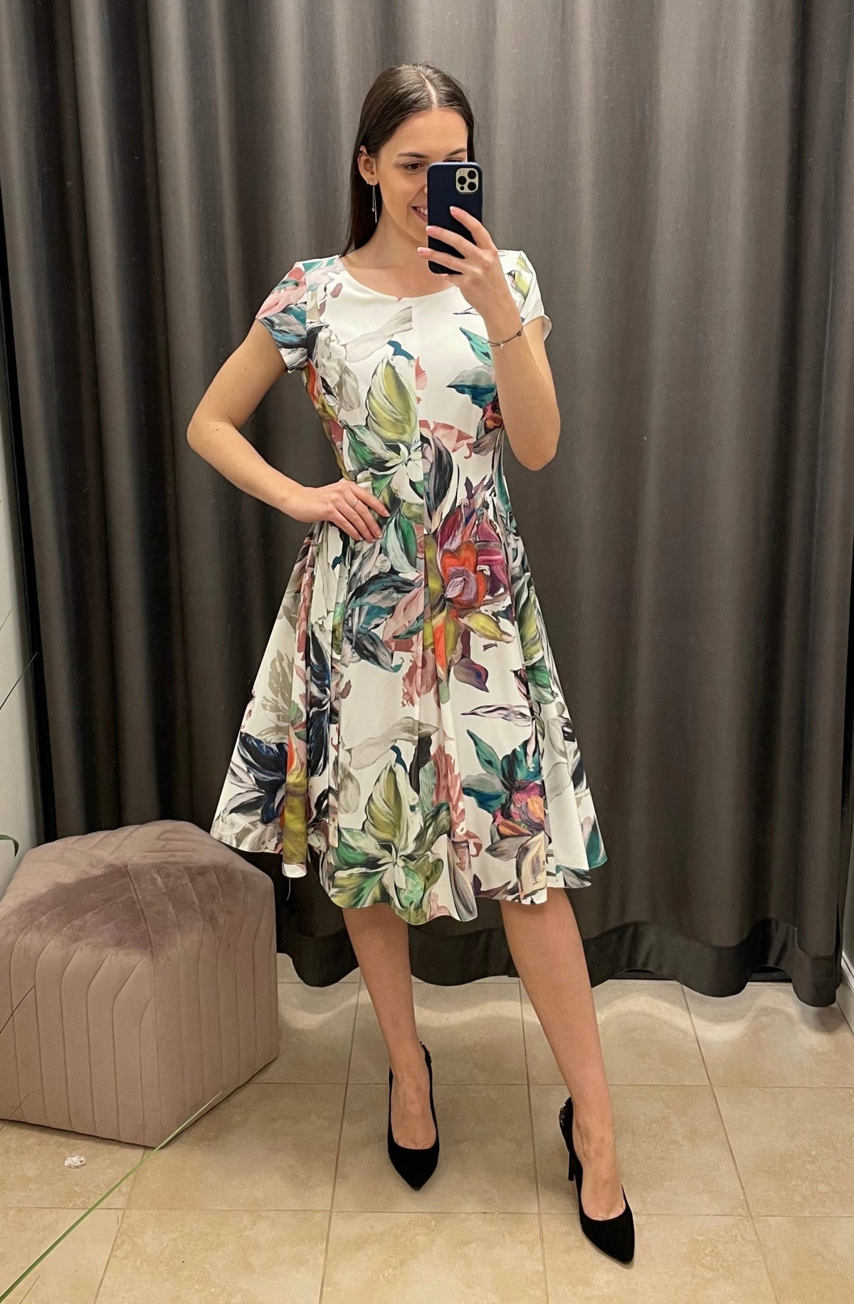Sukienka Cleo 10 letnia damska na wesele elegancka na komunie wizytowa | color:zielony