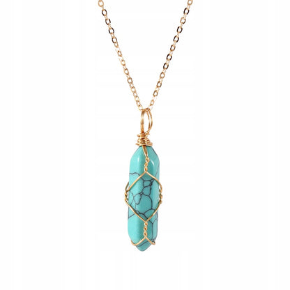 Collar con turquesa