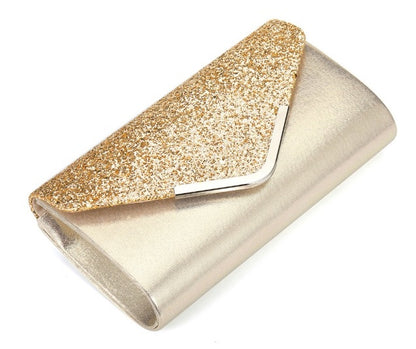 Clutch-Handtasche – goldfarben