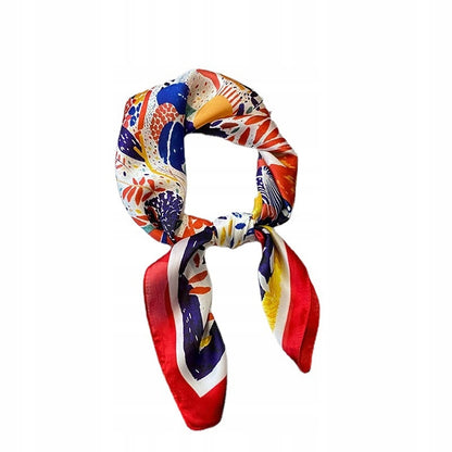 Dámský šátek s hedvábným vzhledem 70 × 70 cm