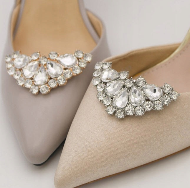 Schuhclips mit Zirkonia