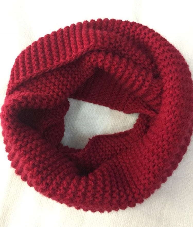 Damen-Loopschal – bordeauxrot