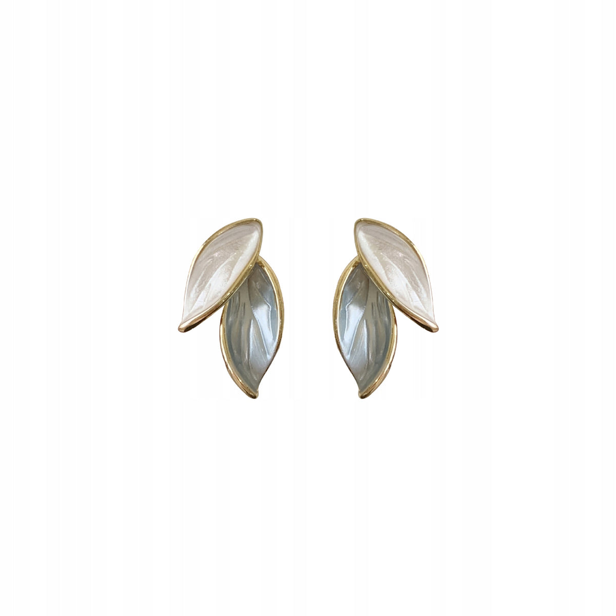 Delicate Women's Gold-Tone Stud Earrings