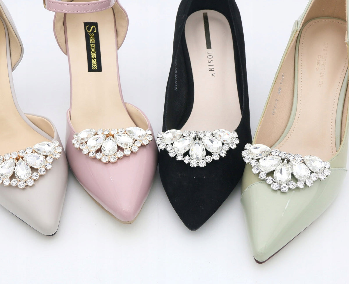 Schuhclips mit Zirkonia