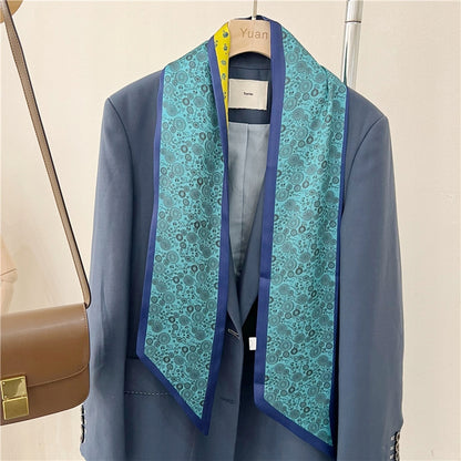 Жіноча хустка з імітації шовку 13 × 153 см