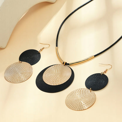 Beautiful Circle Necklace and Earrings — Statement Jewellery for Weddings