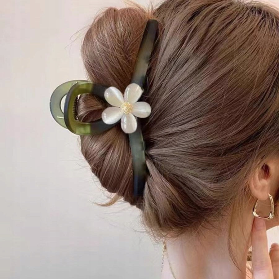 Elegant Banana Hair Clip for Buns and Updos