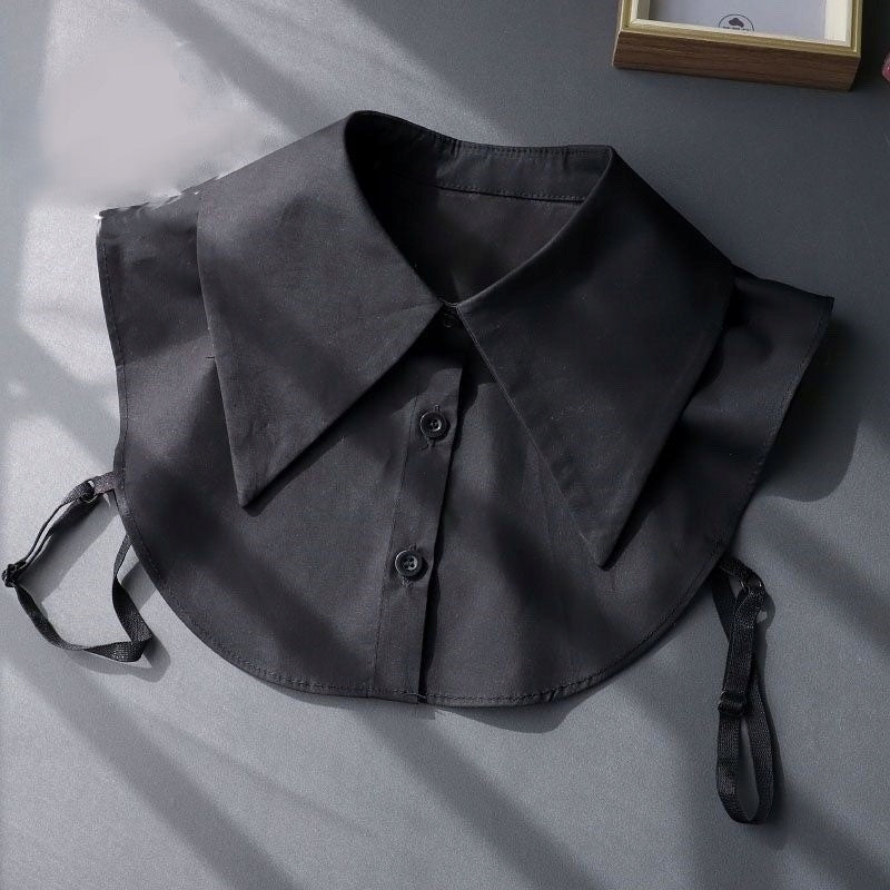 Col amovible pour femme – noir