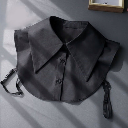 Col amovible pour femme – noir