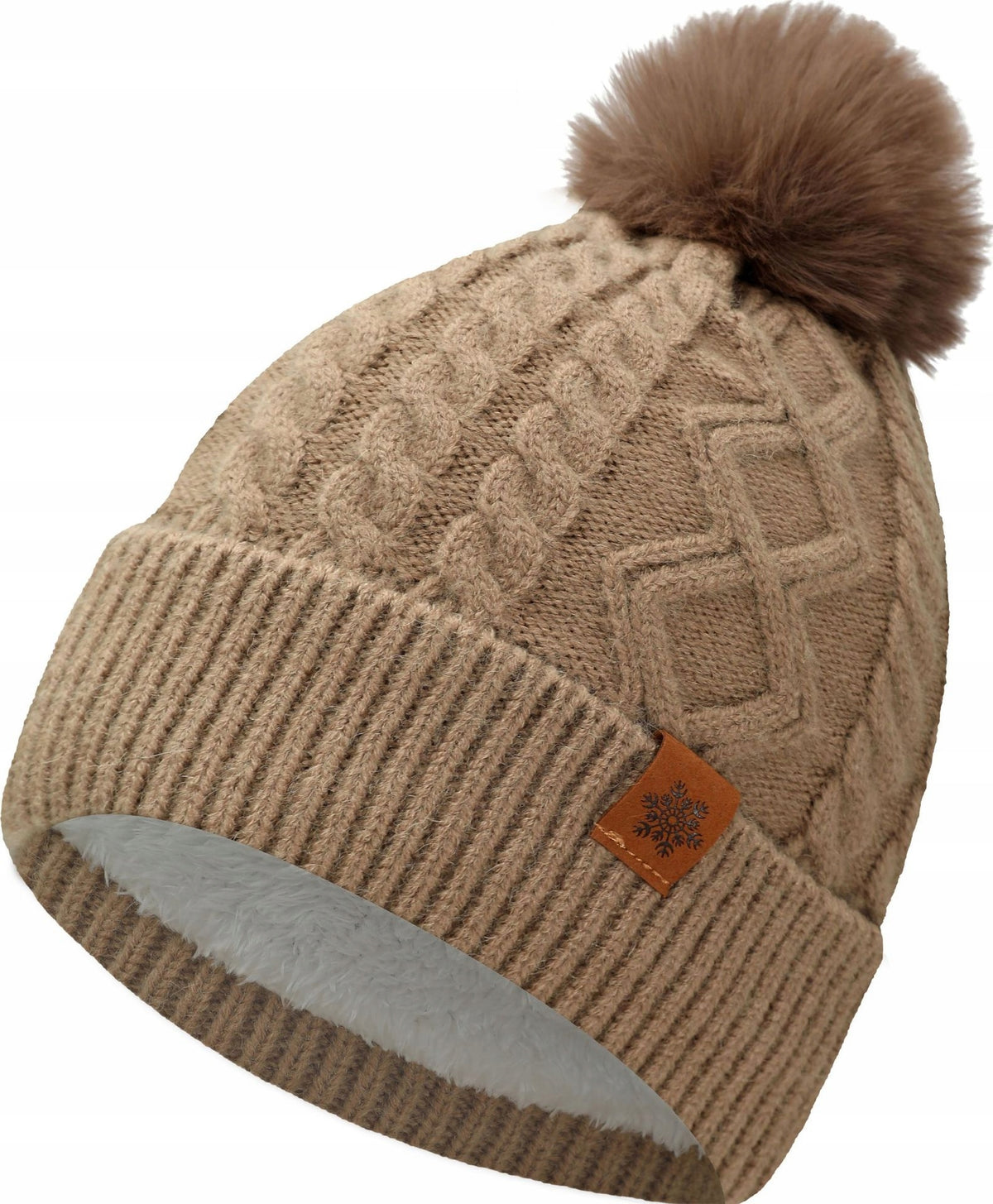 Winter Hat, Snood and Gloves Set – Khaki