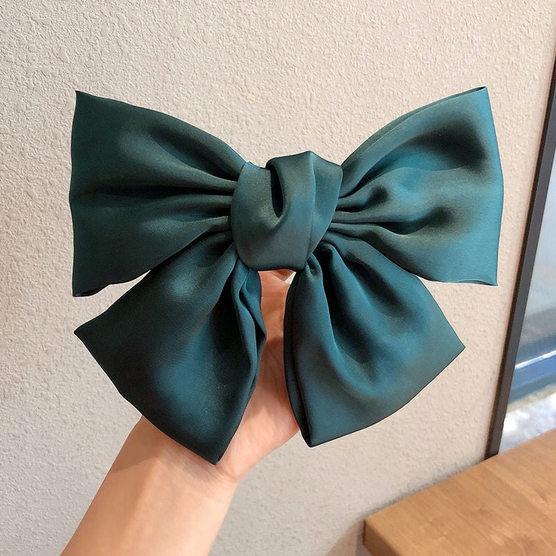 Pinza para el pelo con lazo – verde
