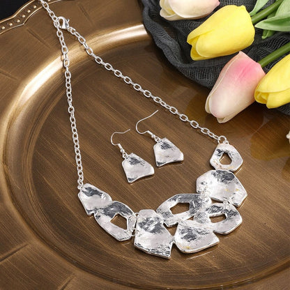 Necklace & Earrings Set – Green