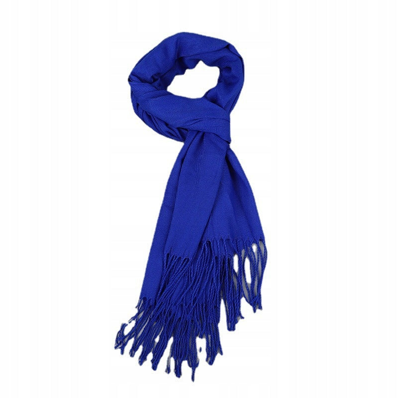 elegancki damski SZAL miękki jak kaszmir SZALIK GŁADKI KLASYCZNY 200x66cm