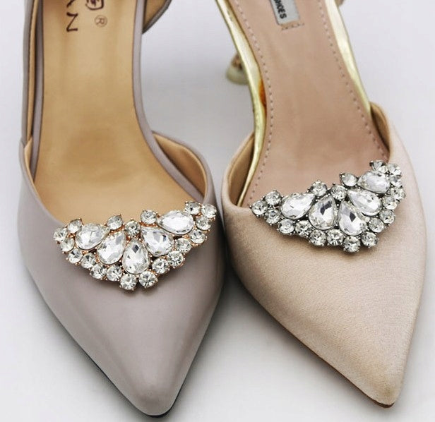 Schuhclips mit Zirkonia
