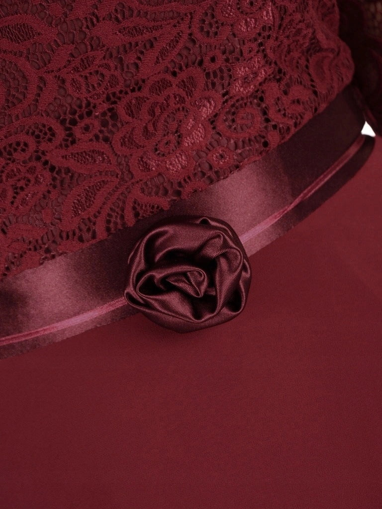Sukienka ESTERA | color:bordowy