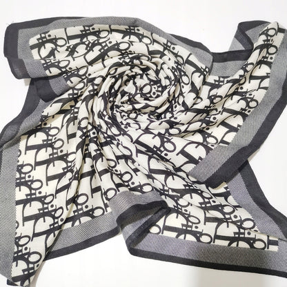 Silk-Effect Square Scarf 70 × 70 cm