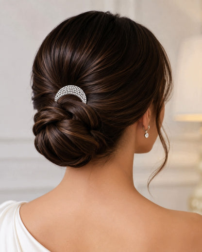 Hair Clip with Rhinestones