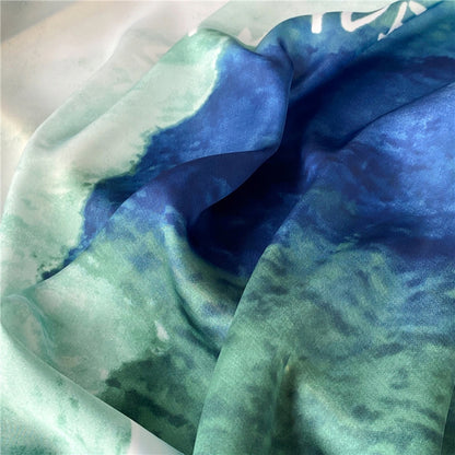 Silk-Effect Square Scarf 70 × 70 cm
