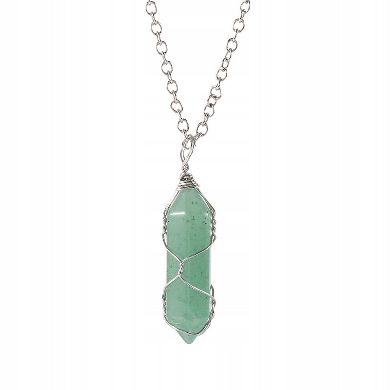 Colier cu aventurin – verde