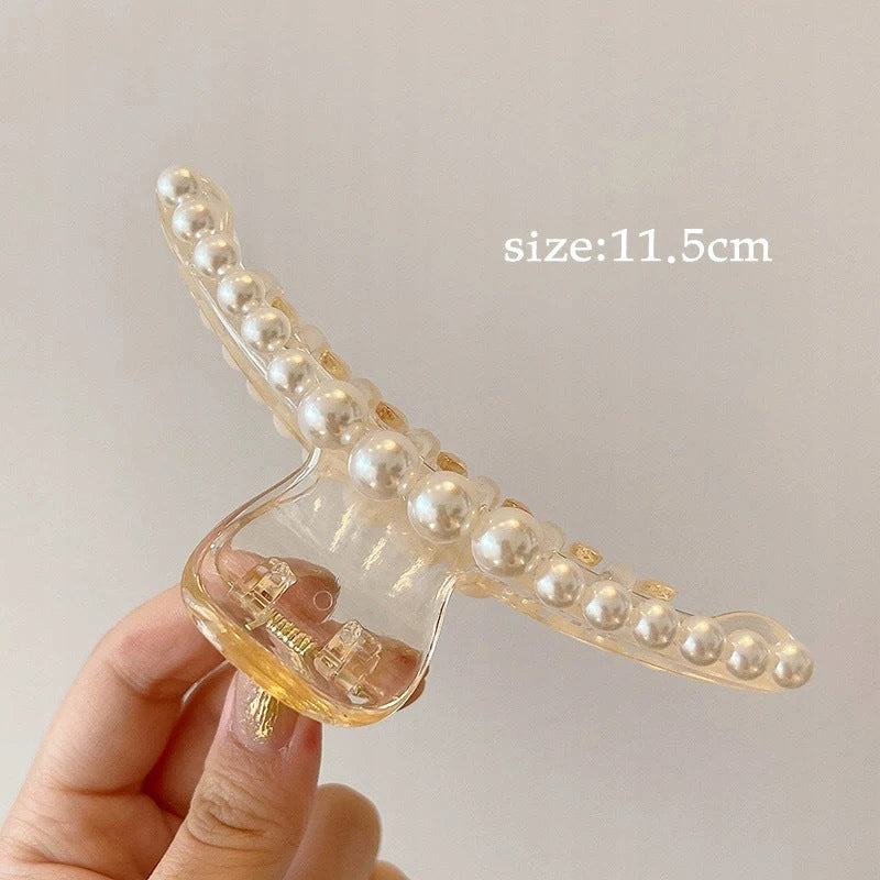 Elegant Banana Hair Clip for Buns and Updos