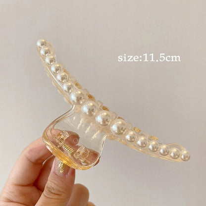 Elegant Banana Hair Clip for Buns and Updos