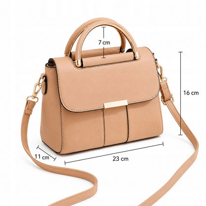 Kleine Henkeltasche – beige