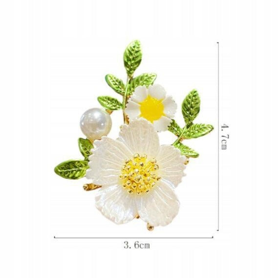 Small Flowers Brooch
