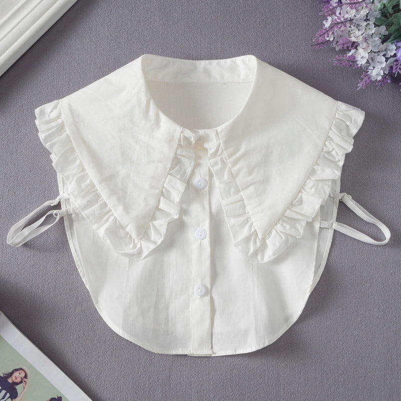 Peter Pan Detachable Collar – White