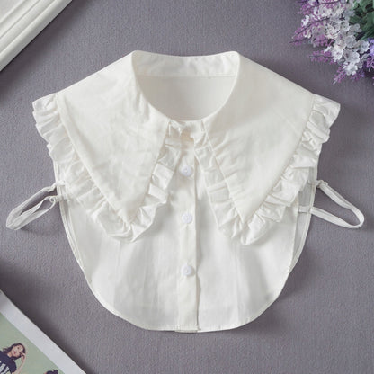 Peter Pan Detachable Collar – White