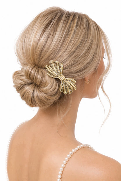 Hair Clip with Rhinestones