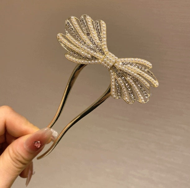 Hair Clip with Rhinestones