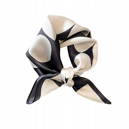 Women's Printed Silky Square Scarf — Gift Idea, 70×70 cm