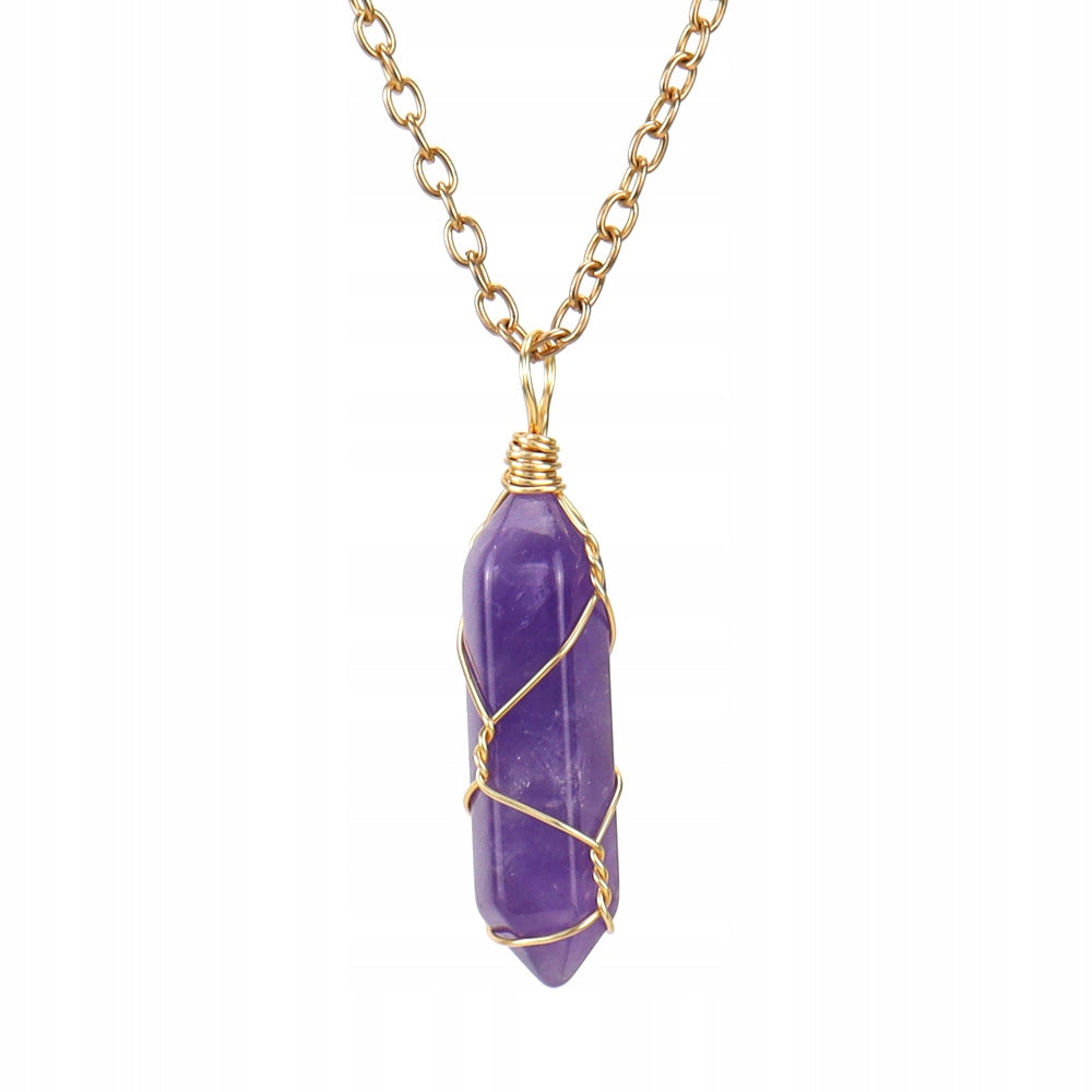 Halskette mit Amethyst
