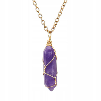 Halskette mit Amethyst