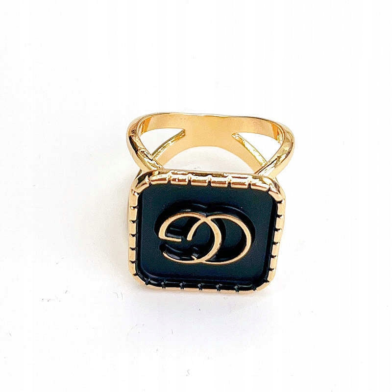 Quadratischer Schalclip – goldfarben