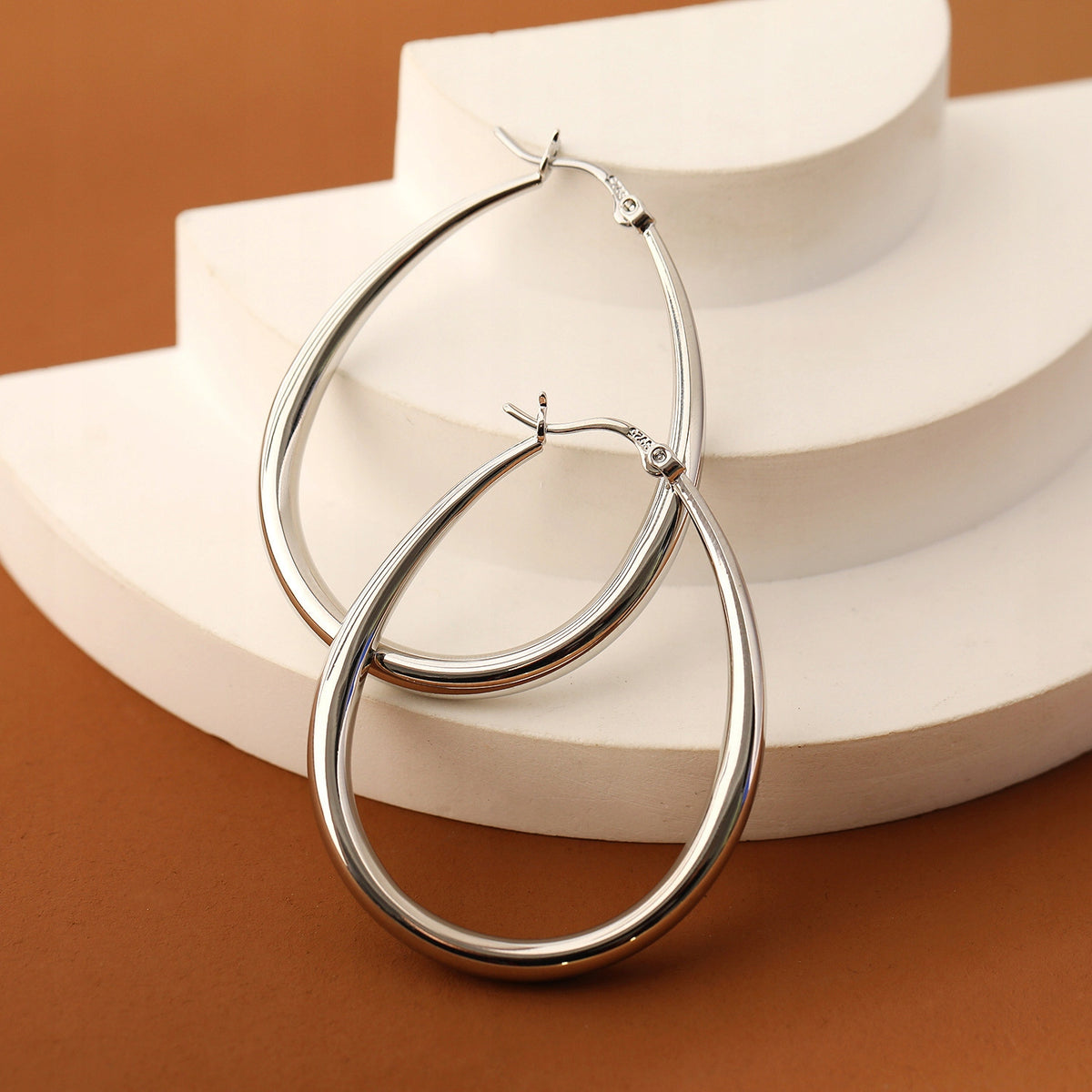 Women's Silver-Tone Stud Earrings