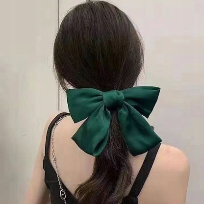 Pinza para el pelo con lazo – verde