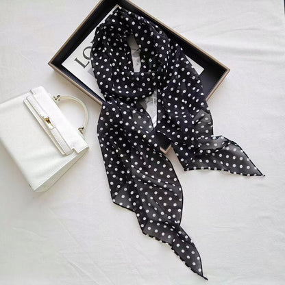 Women's Elegant Long Printed Scarf — Tie Style