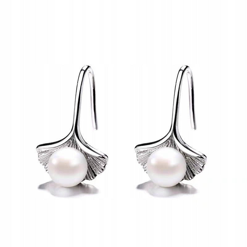 Sterling Silver Pearl Earrings