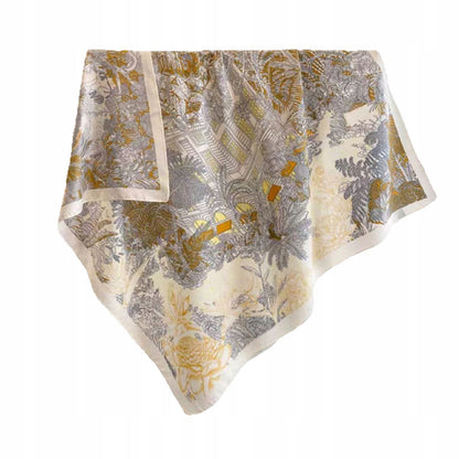 Silk-Effect Square Scarf 70 × 70 cm