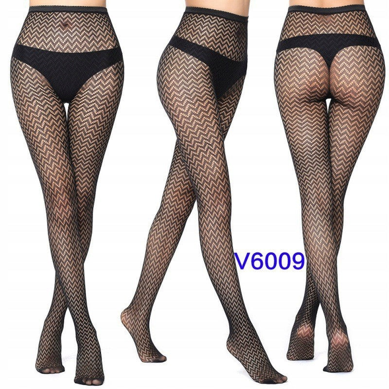 Women's Lace Tights – Black